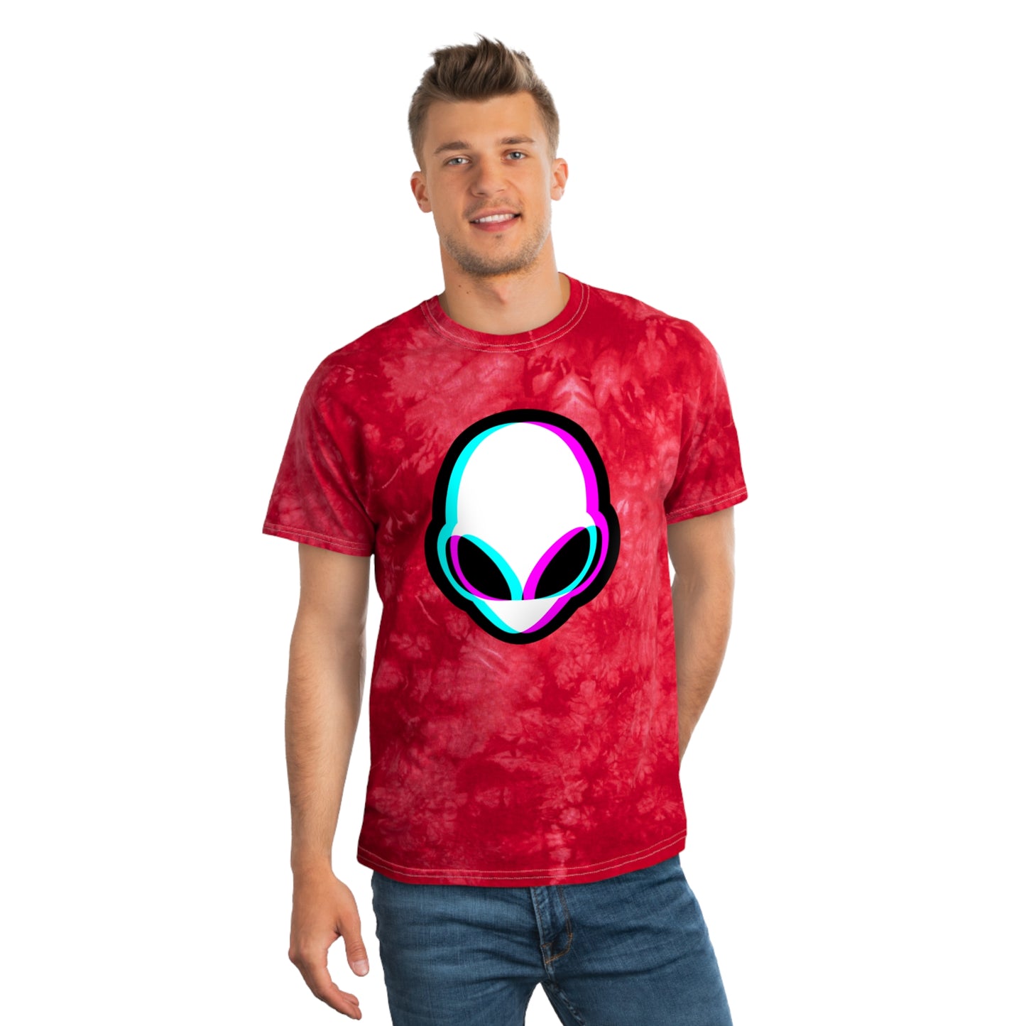 Ruta Interestelar - The Alien Tie-Dye Tee, Crystal