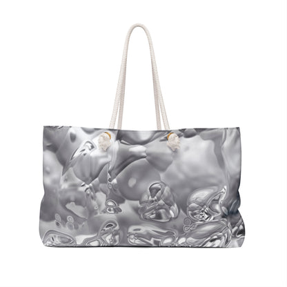 Shimmer Steel - The Alien Weekender Bag