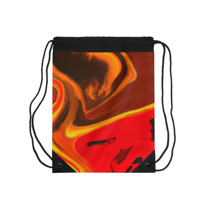 "Abstract Energy in Motion"- The Alien Drawstring Bag