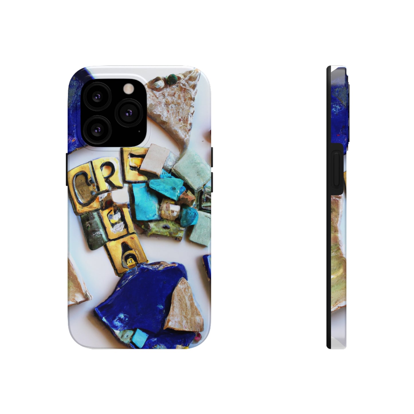 "Un mosaico de resiliencia: una exploración creativa de la fuerza y ​​la resistencia" - The Alien Tough Phone Cases