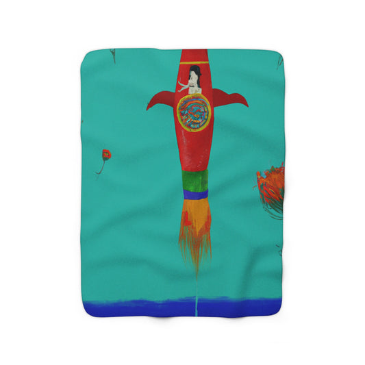 "Lost in the Neptune Expanse" - The Alien Sherpa Fleece Blanket