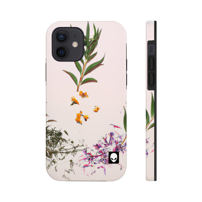 „Die Palette der Natur erkunden: Ein Experiment in der abstrakten Kunst“ – The Alien Tough Phone Cases