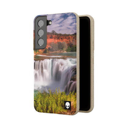 "Capturing Nature's Beauty: Crafting an Iconic Landscape in Vibrant Art" - The Alien Eco-friendly Cases