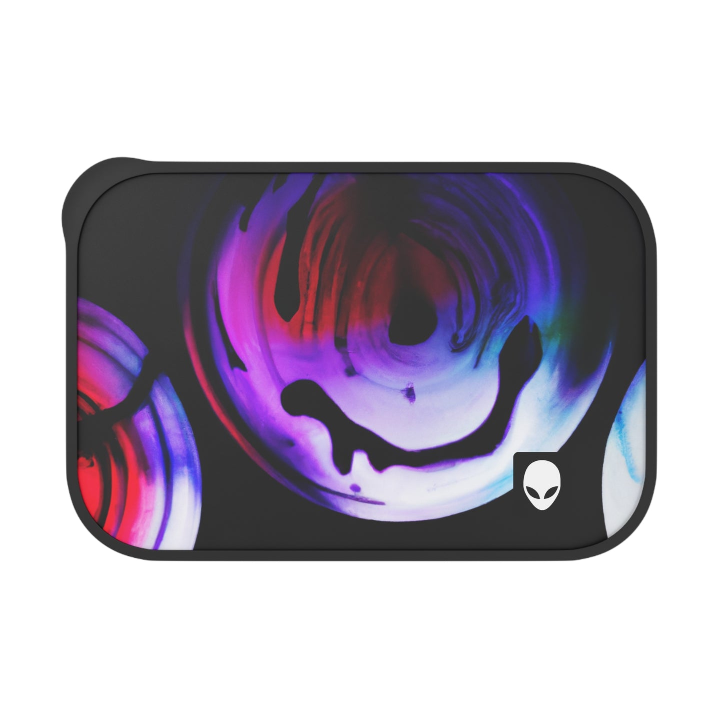 "Exploring Contrasts: A Colorful Dance of Luminance and Chromatic Aberration" - The Alien Eco-friendly PLA Bento Box with Band and Utensils