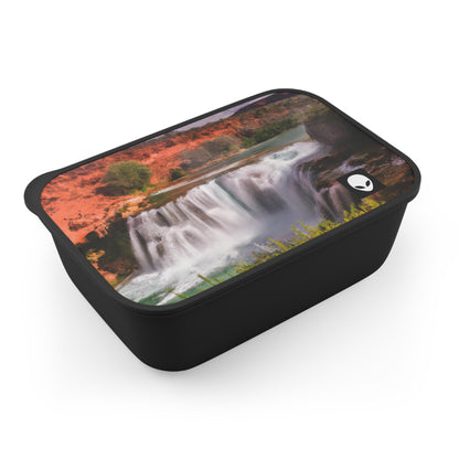 "Capturing Nature's Beauty: Crafting an Iconic Landscape in Vibrant Art" - The Alien Eco-friendly PLA Bento Box with Band and Utensils