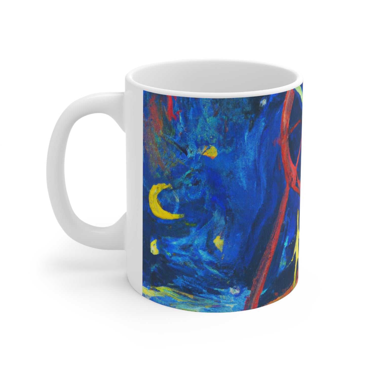 "Un paso a través de los tiempos" - Taza de cerámica The Alien 11 oz