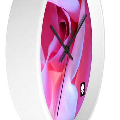 "Blissful Blooms: The Delicate Beauty of Nature" - The Alien Wall Clock