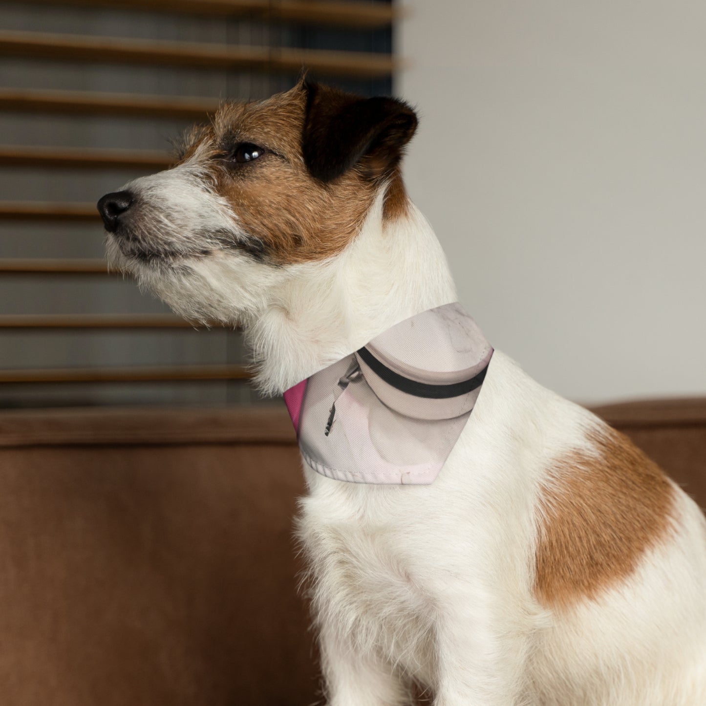 "Un reflejo en el baño" - The Alien Pet Bandana Collar