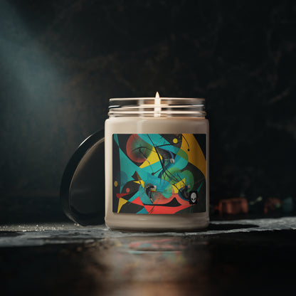 "Illusionary Perspective: A Colorful Dance of Light" - The Alien Eco-friendly Soy Candle