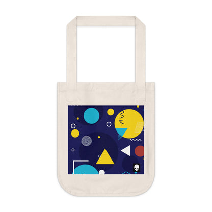 "Fusión geométrica: llevando su visión a la vida colorida" - The Alien Eco-friendly Tote Bag