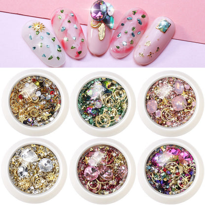 Nuevo Nail Art Jewelry Nail Diamond Nail Remache