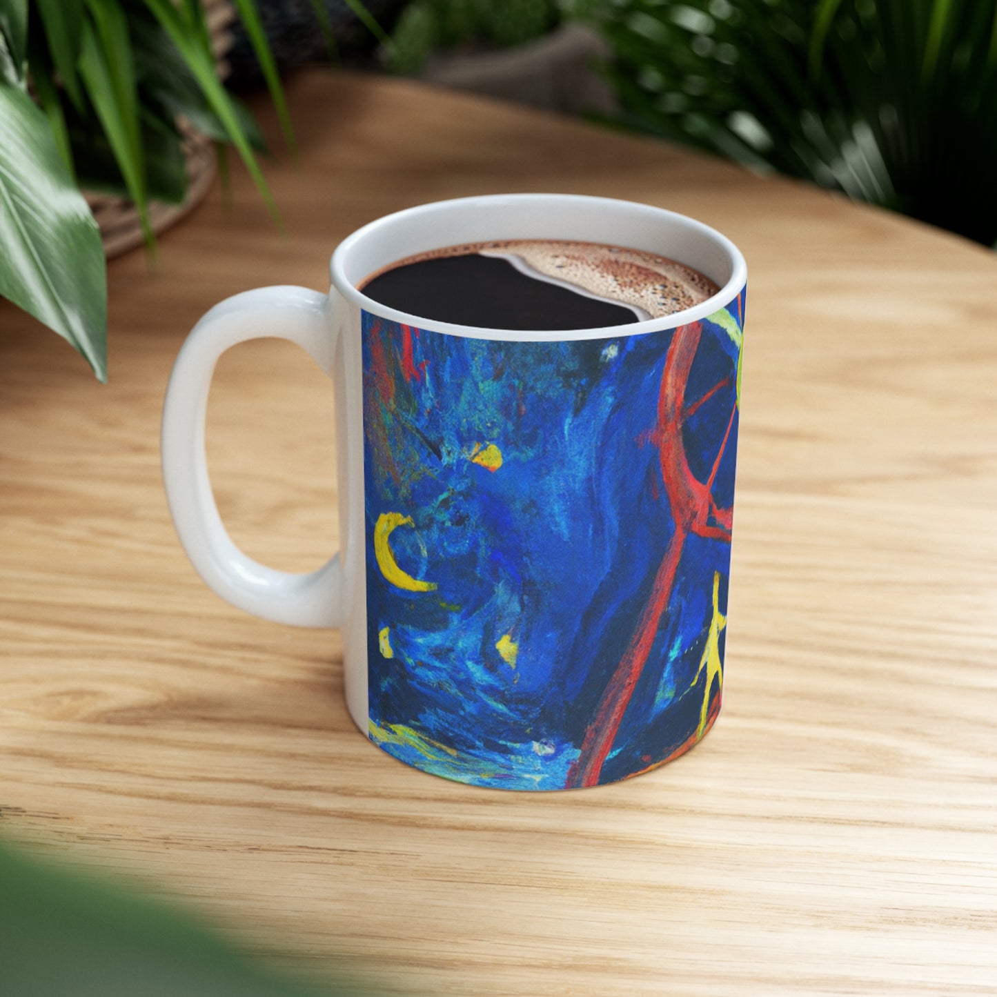 "Un paso a través de los tiempos" - Taza de cerámica The Alien 11 oz