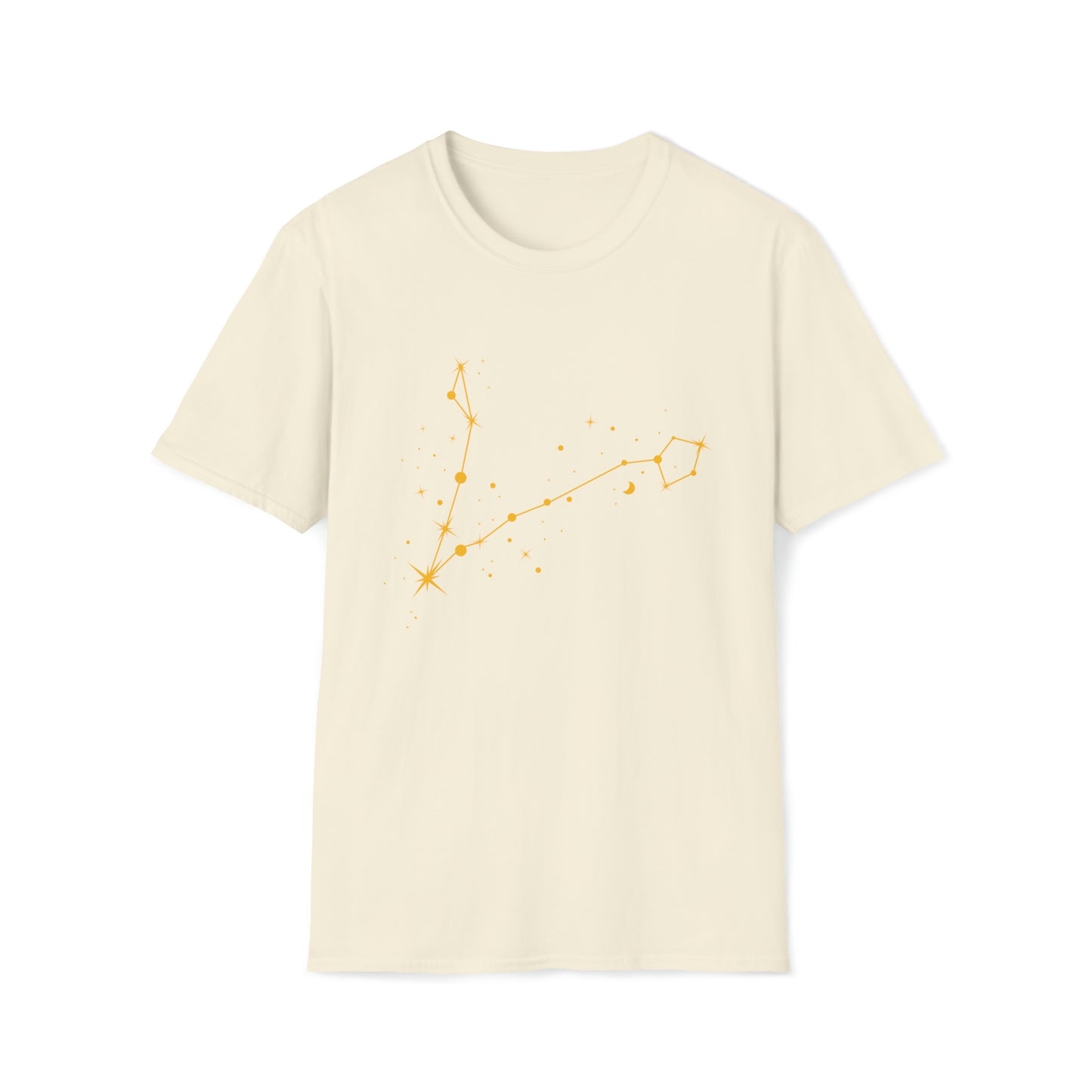 Constelación de estrellas de Piscis - La camiseta alienígena unisex Softstyle