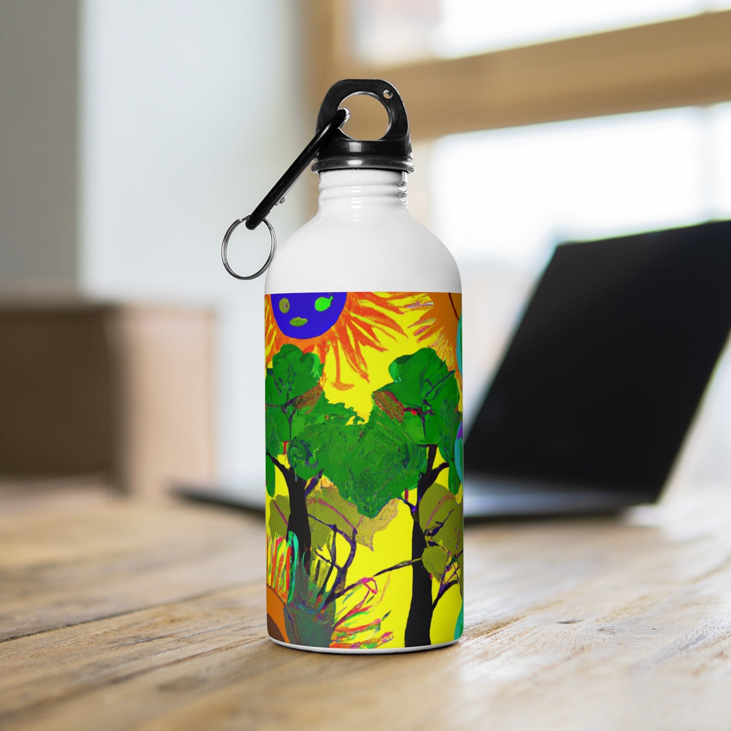 "Collision of Nature's Beauty" - The Alien Stainless Steel Water Bottle