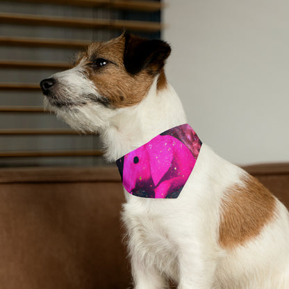 "Majestic Pinkelephant Exploration" - El collar de bandana para mascotas alienígenas