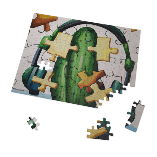 "Cactified Puzzle Time" - The Alien Jigsaw Puzzle