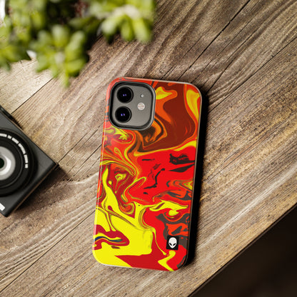 "Abstract Energy in Motion" - The Alien Tough Phone Cases