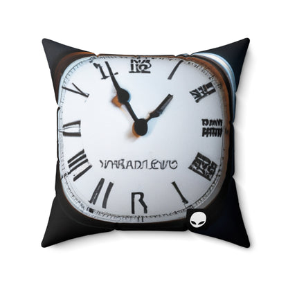 Timeless Visuals: Exploring the Concept of Time Through the Ages. - The Alien Square Pillow