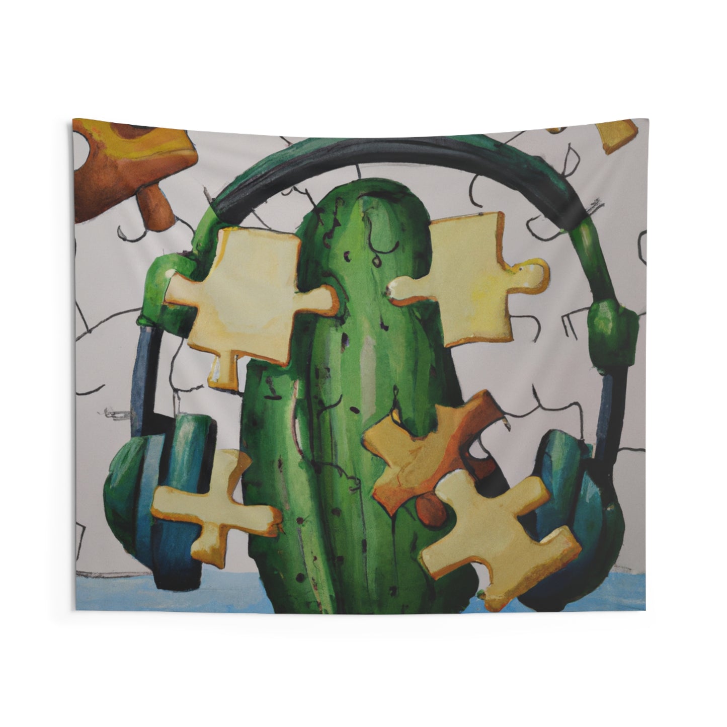 "Cactified Puzzle Time" - The Alien Wall Tapestries