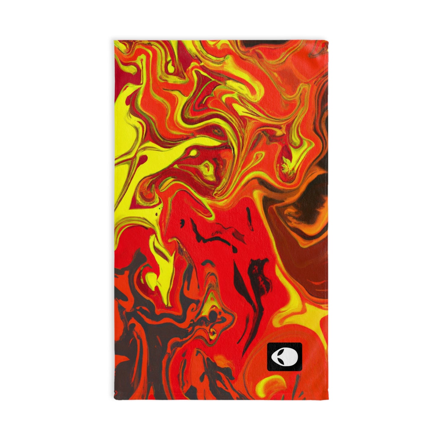 "Abstract Energy in Motion" - The Alien Hand towel