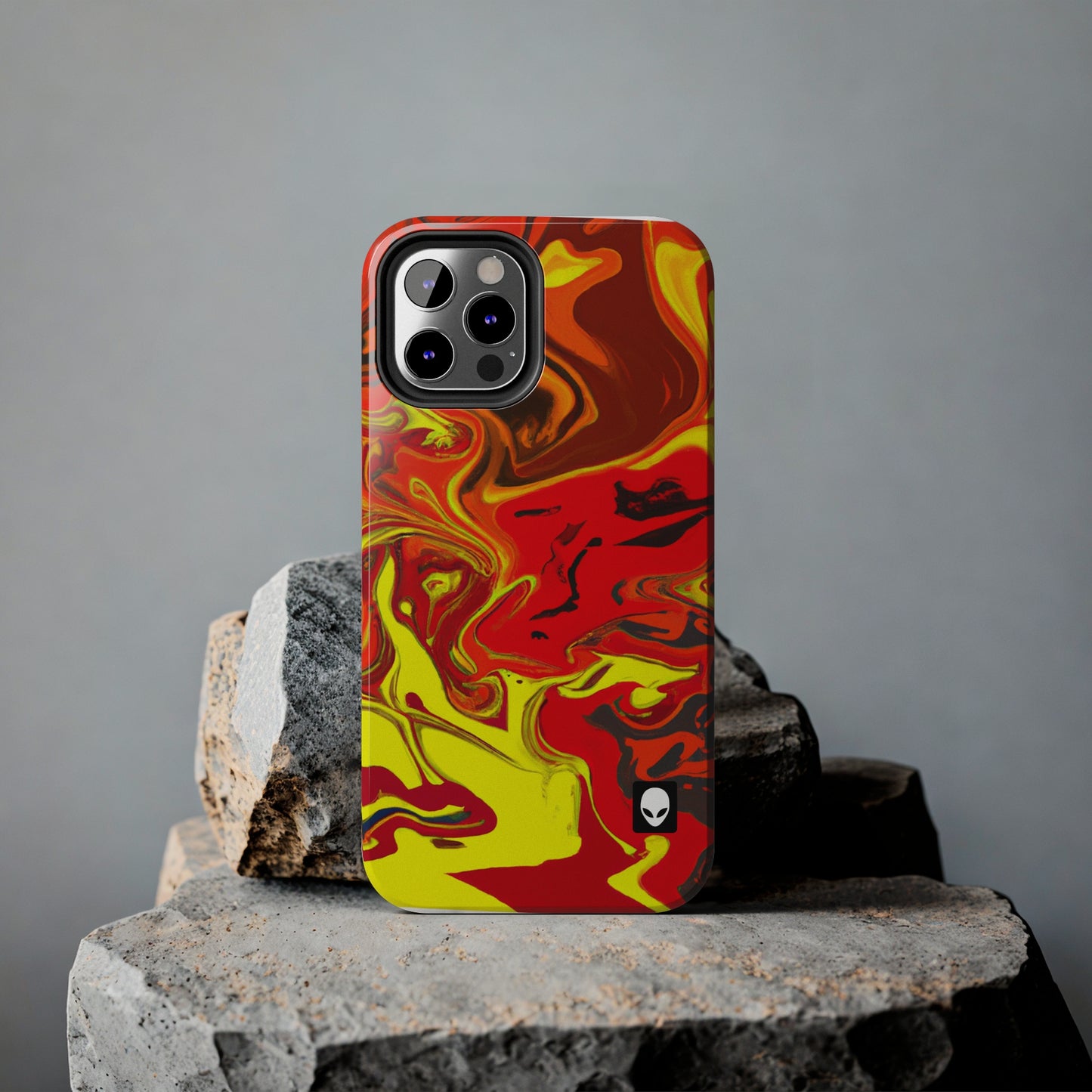 "Abstract Energy in Motion" - The Alien Tough Phone Cases