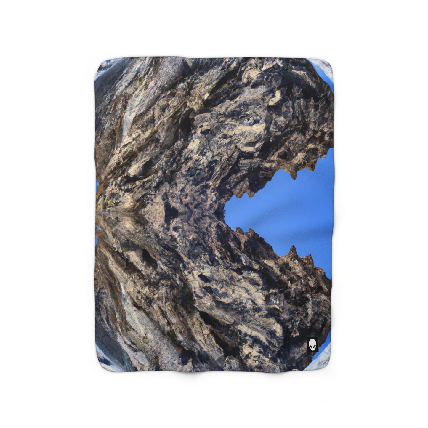 Nature in Splendor: Combining Photography with Digital Artistry - The Alien Sherpa Fleece Blanket