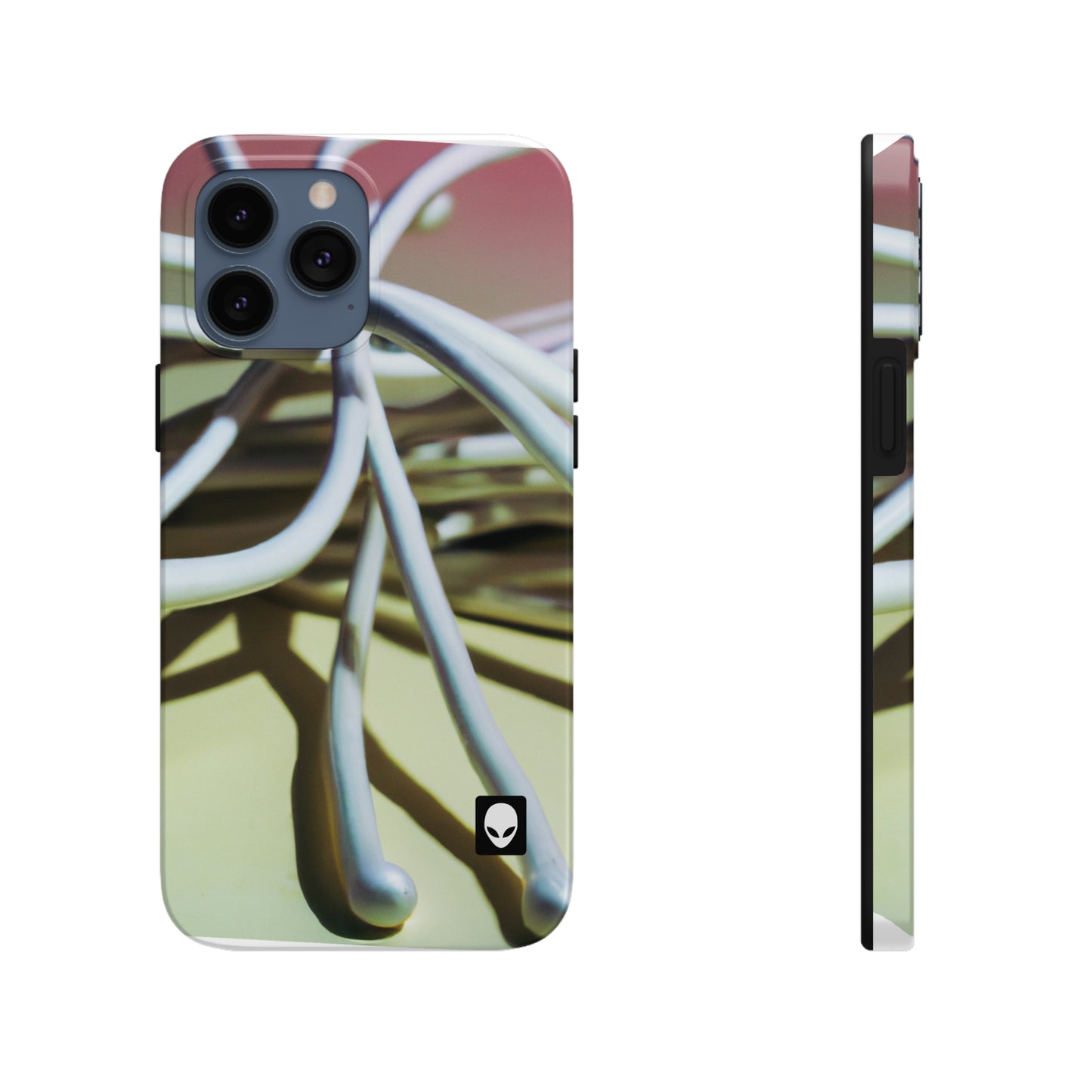 "Abstract Artistry: Constructing Emotion from Common Objects" - The Alien Tough Phone Cases