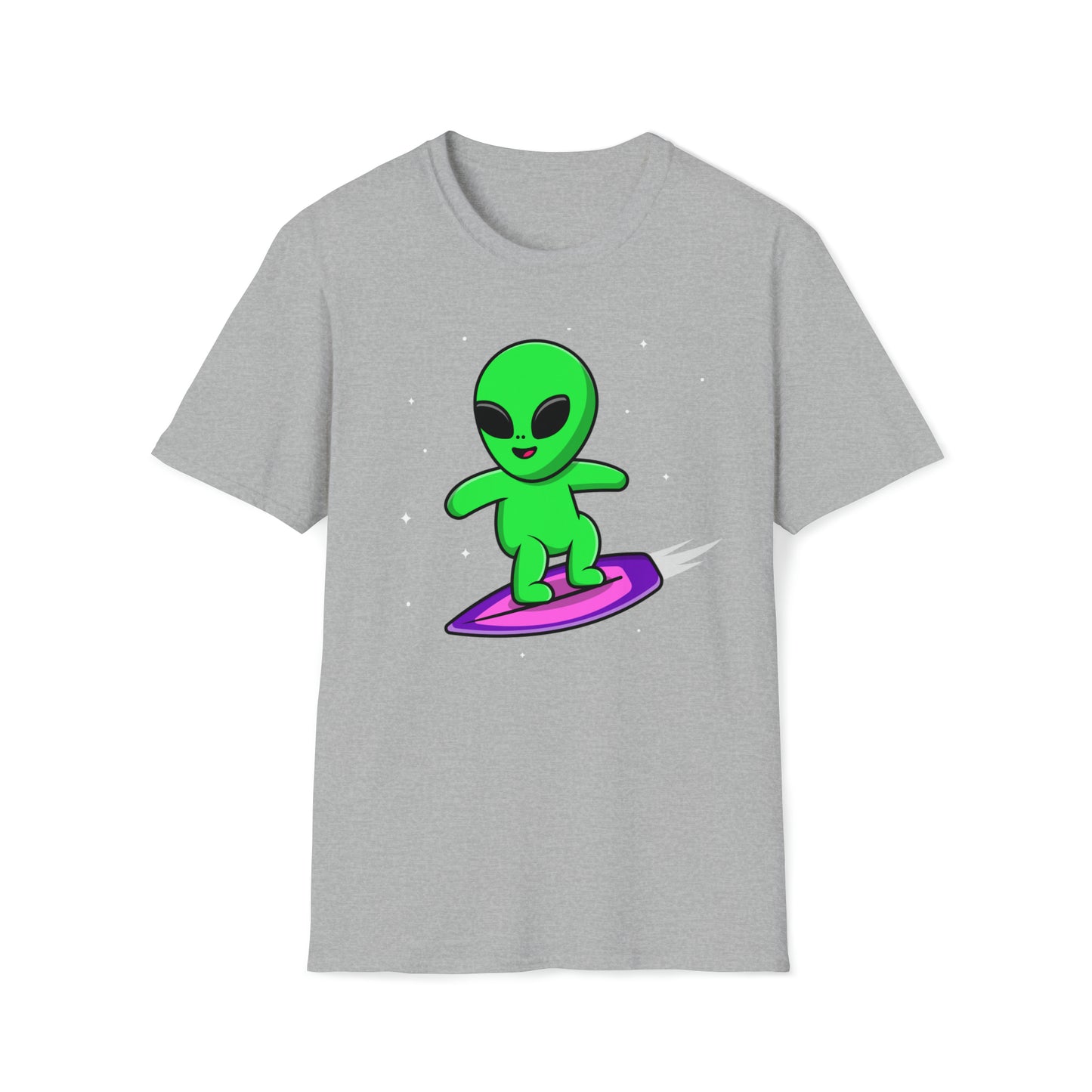 Galactic Explorer - The Alien Unisex Softstyle T-Shirt