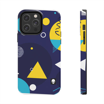 „Geometrische Fusion: Erwecken Sie Ihre Vision zum farbenfrohen Leben“ – The Alien Tough Phone Cases