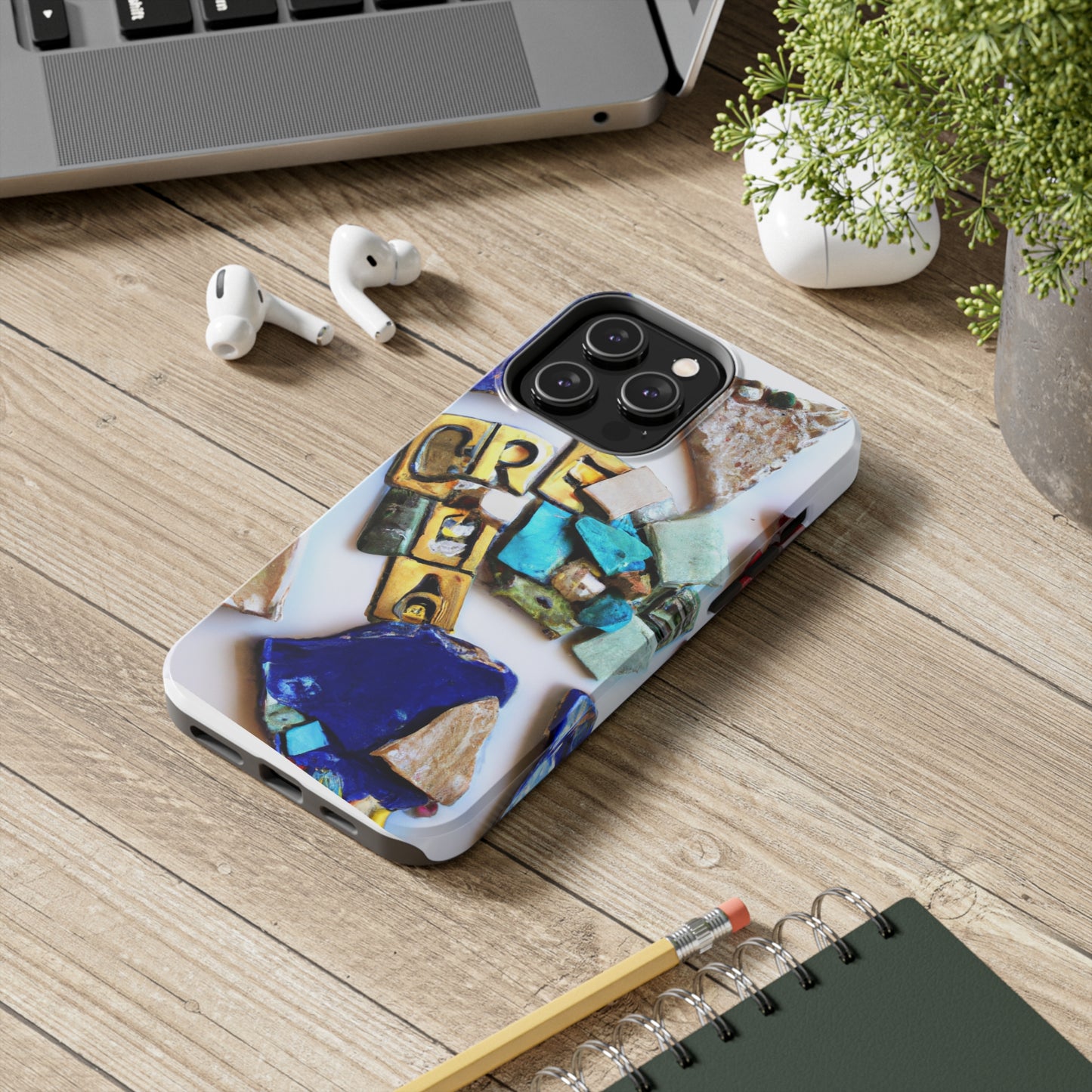 "Un mosaico de resiliencia: una exploración creativa de la fuerza y ​​la resistencia" - The Alien Tough Phone Cases