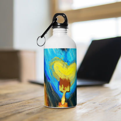 "Life-size Love in a Stormy Sky" - The Alien Stainless Steel Water Bottle