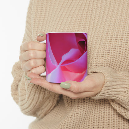 "Blissful Blooms: The Delicate Beauty of Nature" - The Alien Ceramic Mug 11 oz