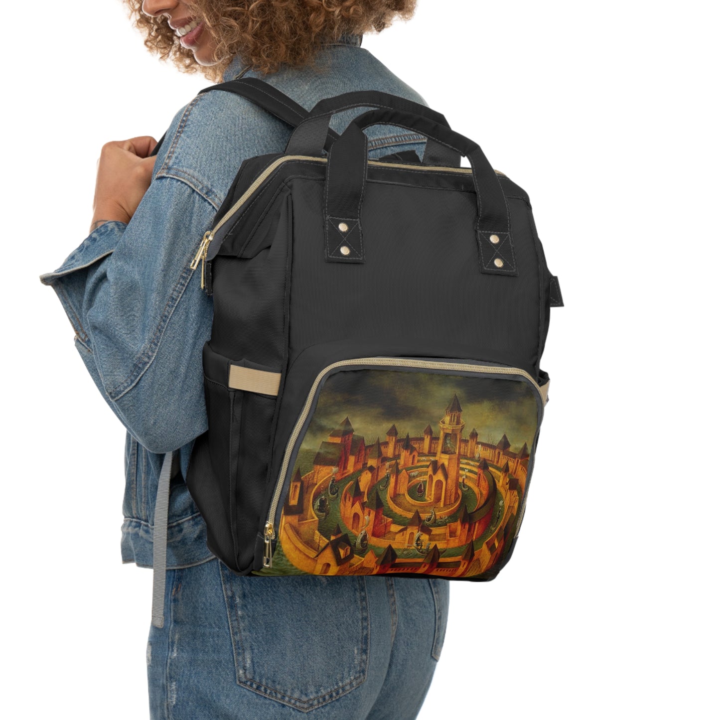 Multifunktionaler Windelrucksack