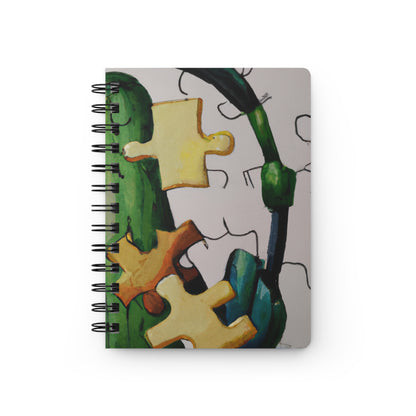 "Cactified Puzzle Time" - The Alien Spiral Bound Journal