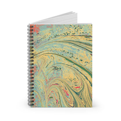 The Artful Journey - The Alien Spiral Notebook (Ruled Line)