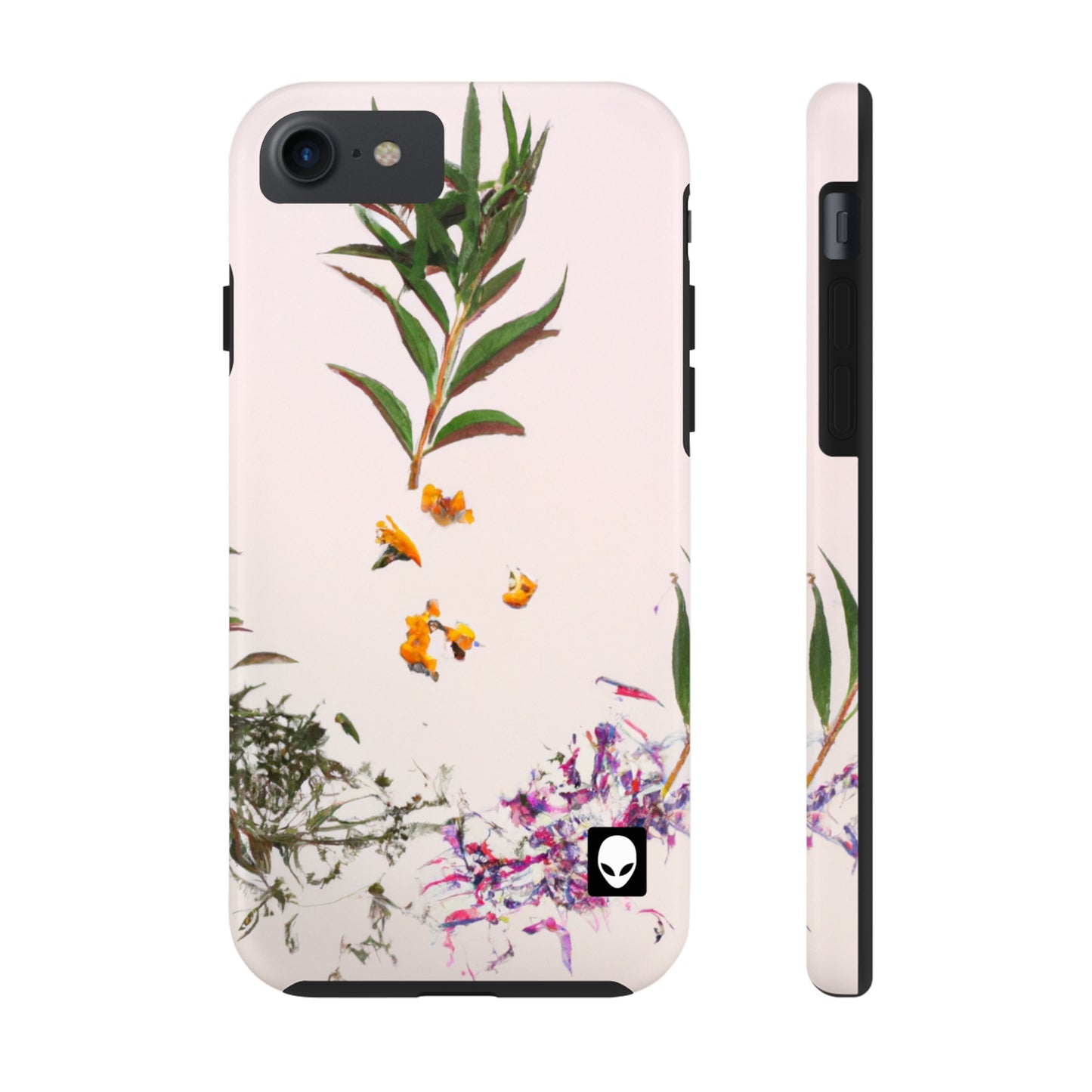 „Die Palette der Natur erkunden: Ein Experiment in der abstrakten Kunst“ – The Alien Tough Phone Cases