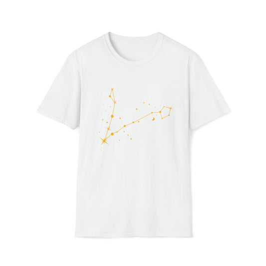 Constelación de estrellas de Piscis - La camiseta alienígena unisex Softstyle