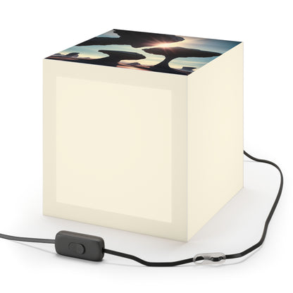 "Alien Landscape Odyssey" - The Alien Light Cube Lamp