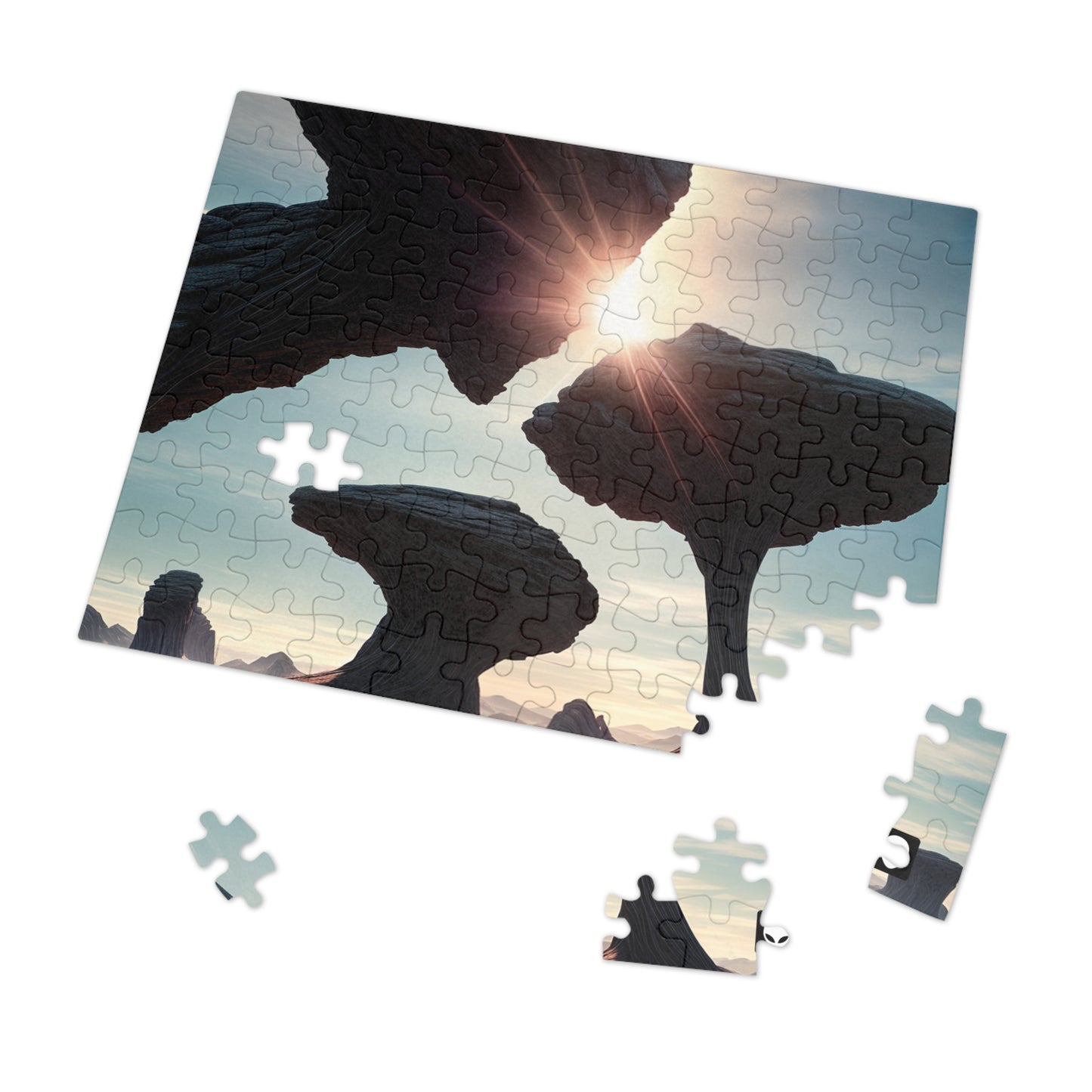 "Alien Landscape Odyssey" - The Alien Jigsaw Puzzle