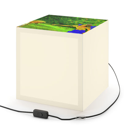 The Fairy and the Brave Adventurer - The Alien Light Cube Lamp