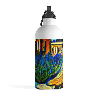 "A Cat Amongst the Celestial Tea Leaves" - The Alien Stainless Steel Water Bottle