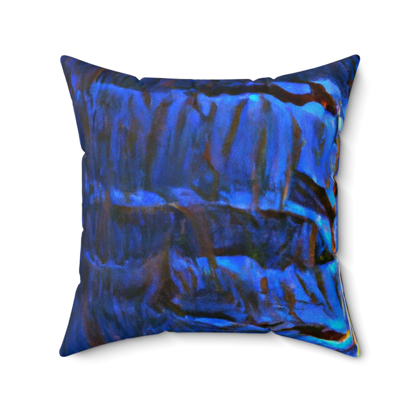 "Electric Splits in the Heavens" - The Alien Square Pillow