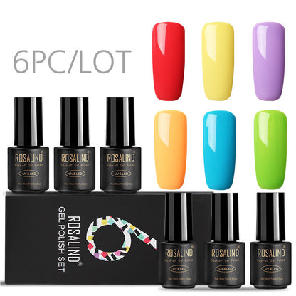 Esmalte de uñas fino 6 botellas