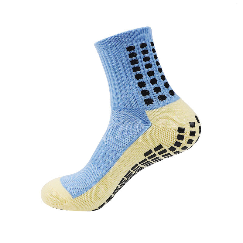 Professioneller Trainingswettbewerb, dicker Handtuchboden, Mittelrohr, Kleberabgabe, rutschfeste Sportsocken