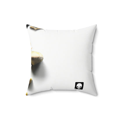 "Cocinando creatividad: arte de cocina de bricolaje" - The Alien Square Pillow