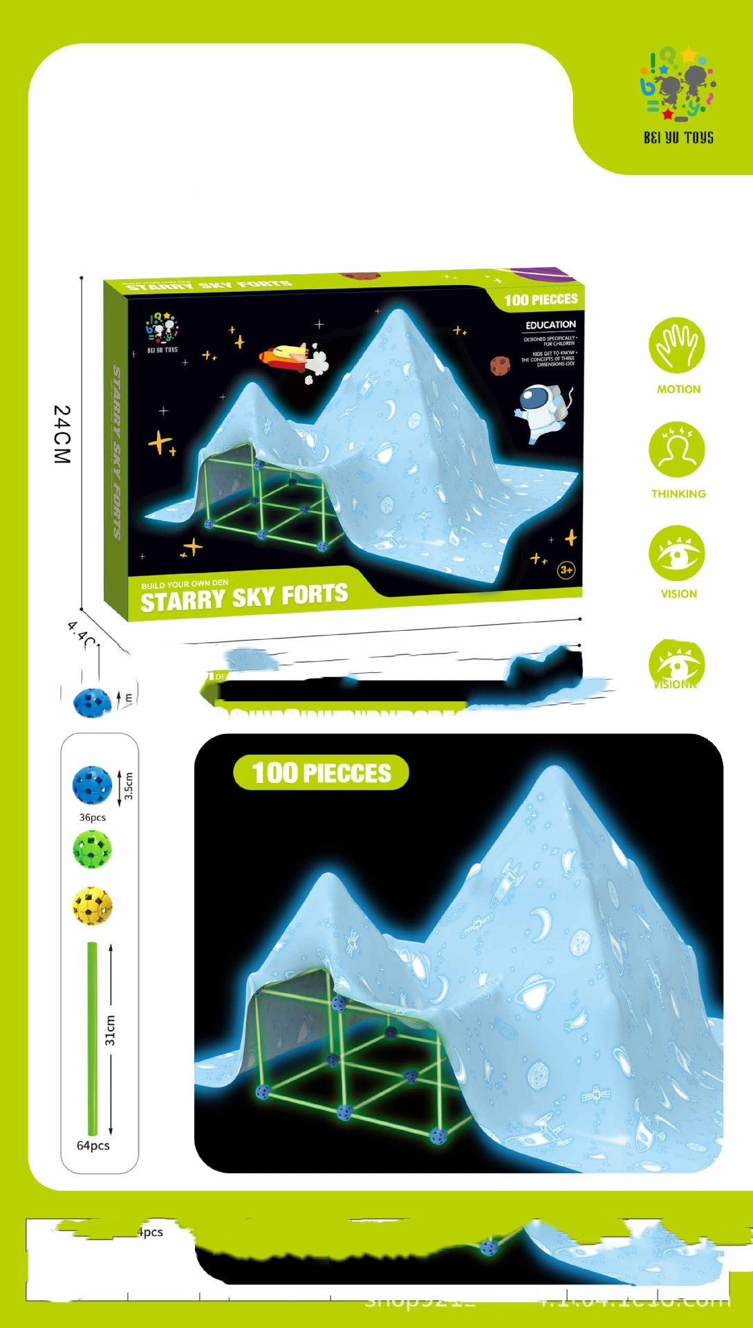 Fort Gebäude Kit Bau Blöcke Set Kinder Spielzeug Zelte Festung Builder Burgen Tunnel Diy 3d Spielen Haus Für Kinder geschenk