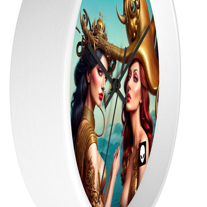 "Metaphorical Madness: An Exploration of Salvador Dali's Surreal Worlds" - The Alien Wall Clock