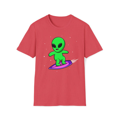 Galactic Explorer - The Alien Unisex Softstyle T-Shirt