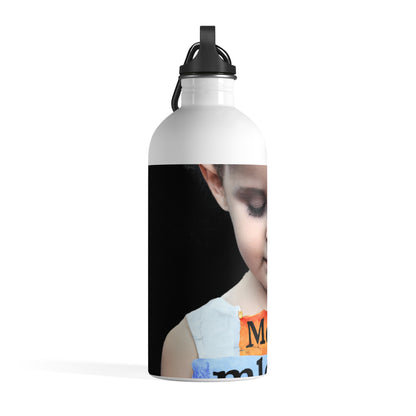 "Anxious Beginnings: A Child's Uncertain Futurescape". - The Alien Stainless Steel Water Bottle