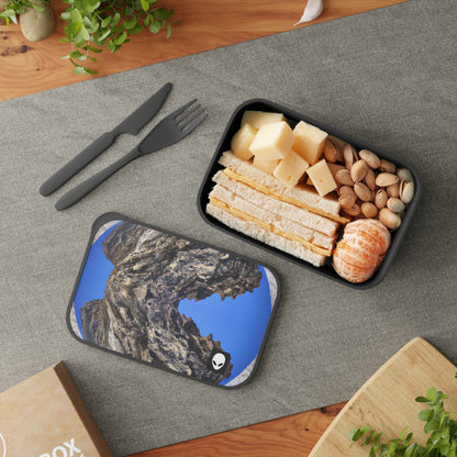 Nature in Splendor: Combining Photography with Digital Artistry - The Alien Eco-friendly PLA Bento Box with Band and Utensils